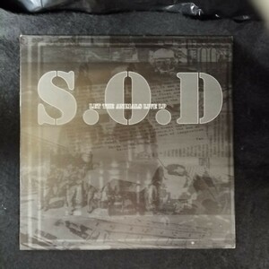 D04 中古LP 中古レコード　S.O.D let the animals live スウェーデン　ハードコア　