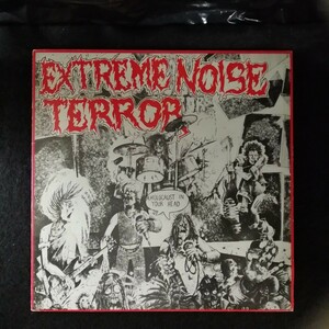 D04 中古LP 中古レコード　EXTREME NOISE TERROR a holo aust in your head UK盤　HURT 1 ハードコア　スラッシュ　