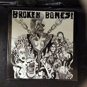 D04 中古LP 中古レコード　BROKEN BONES dem bones UK盤　FALL LP 028 UKハードコア