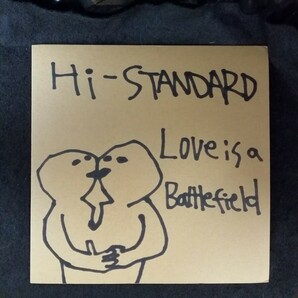 D04 中古LP 中古レコード ハイスタンダード Hi-STANDARD love is a battlefield 国内盤 PZJA-2 ハイスタ pizza of death はじめてのチュウの画像1