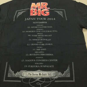 C09 バンドTシャツ MR. BIG the stories we xould tell japan tour 2014 ミスタービッグの画像7