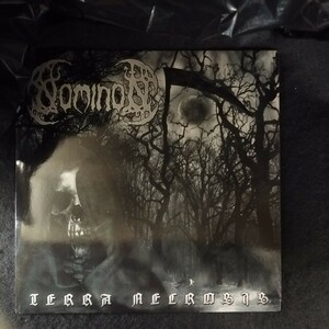 D04 中古LP 中古レコード　NOMINON terra necrosis スウェーデン盤　YOTZ 14 ポスター付き　デスメタル　