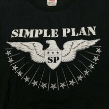 D04 バンドTシャツ　シンプルプラン　SIMPLE PLAN ロゴマークT　_画像3