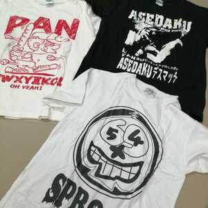 B10 バンドTシャツ　PAN 3着セット　SABOPAN