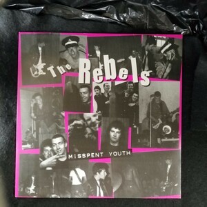 D04 中古LP 中古レコード　THE REBELS misspent youth ドイツ盤　KOLP 022 UK oiパンク