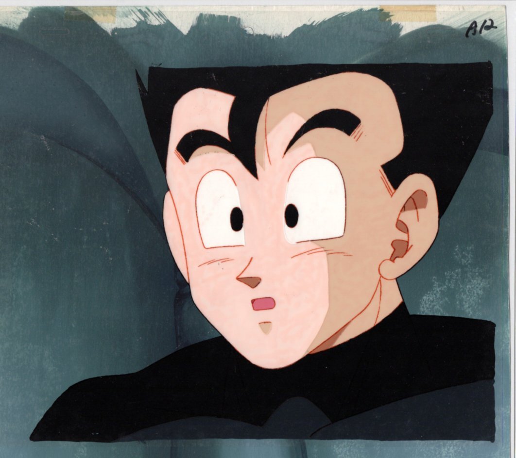 Dragon Ball Fond dessiné à la main Cel 11 # Illustration originale de peinture antique, Animation sur celluloïd, Ta rangée, Dragon Ball