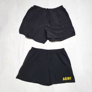 6本 米軍 ARMY ナイロン ショーツ ショートパンツ 軍 トレーニングパンツ 古着卸 スイム 黒 U.S.ARMY USAF トレーニングの画像2