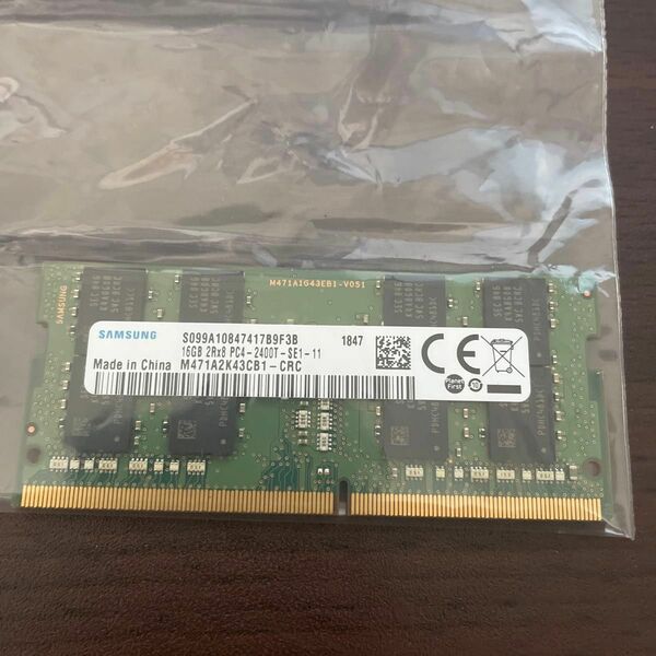 SAMSUNG DDR4-SODIMM 3200 16GB ノートパソコン用