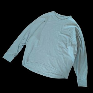 51* JOURNAL STANDARD Journal Standard long sleeve long T cut and sewn cotton cotton long sleeve T long sleeve T shirt blue 