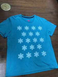  Karrimor Karrimor T-shirt lady's M light blue × snow. crystal print h1