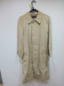 54942◆Aquascutum アクアスキュータム ロングコート ベージュ アンティーク サイズ未記載 劣化中古品