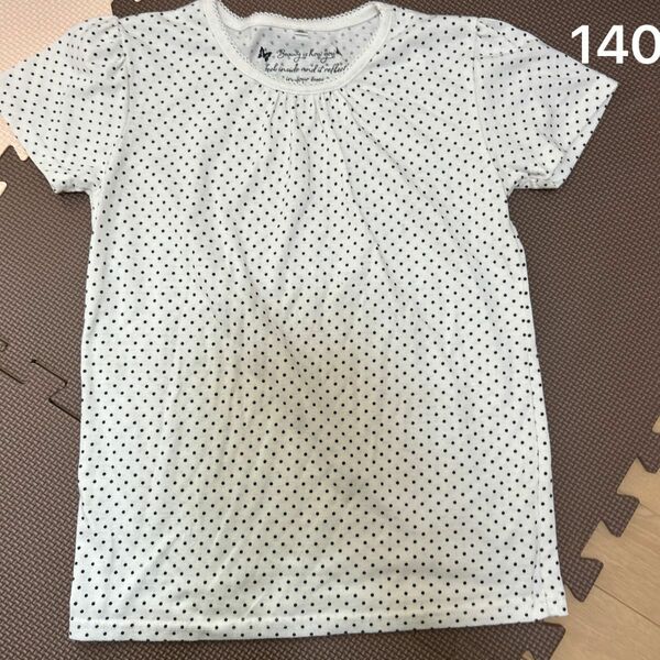 半袖Tシャツ　ドット　140