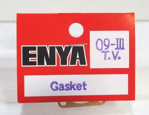 ☆ENYA 09‐Ⅲ T.V. 前蓋用 ガスケット☆塩屋製作所 エンジン 飛行機 ヘリコプター メンテナンス オーバーホール