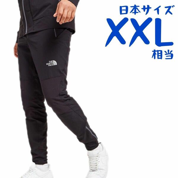 【海外限定】ノースフェイス　トラックパンツ　日本XXL相当　J830 ジョガーパンツ ブラック