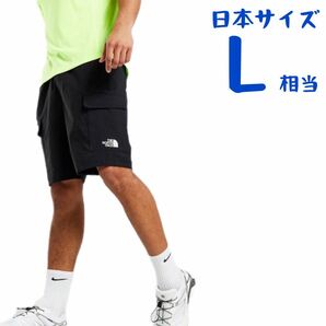 【海外限定】ノースフェイス　カーゴショートパンツ　日本L相当　J573 黒