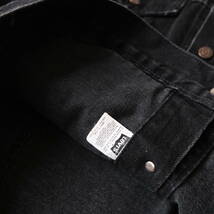 90s USA製【 Levi’s 】リーバイス ビンテージ 70507-4159 ブラック デニム ジャケット / 黒 サルファ / L / Gジャン 古着_画像6