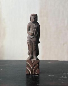 江戸時代　民衆仏　不動明王　千体仏　板仏　仏教美術　仏像 木彫 
