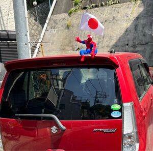 スパイダーマン 車人形 バックドア