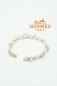 HERMES エルメス SV925 オーディエンヌ ロープ ブレスレット 0412561