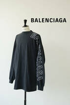 BALENCIAG バレンシアガ ヴィンテージ加工 オーバー サイズ ロンT カットソー size 2 0412783_画像1