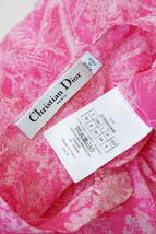 Christian Dior クリスチャン ディオール トワル ドゥ ジュイ ノーカラー シャツ 221B54A3846 size 36 0421856_画像9