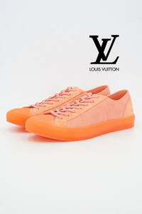 2020W LOUIS VUITTON ルイ ヴィトン タトゥーライン スエード × キャンバス スニーカー size 8 LD1210 0429114