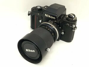 Nikon F3 / Zoom-NIKKOR 35-105mm 1:3.5-4.5 一眼レフカメラ フード付き ジャンク 中古【UW040123】