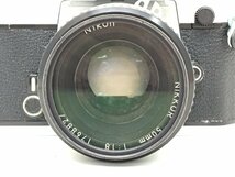 Nikon FM / NIKKOR 50mm 1:1.8 一眼レフカメラ ジャンク 中古【UW040177】_画像2