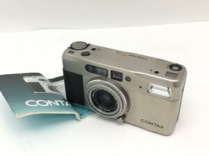 CONTAX T VS / Carl Zeiss Vario Sonnar 35-6.5/28-56 T* コンパクトカメラ 説明書付き ジャンク 中古【UW040224】