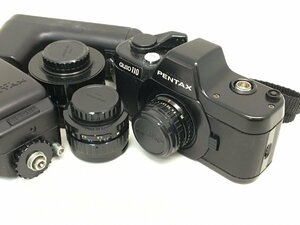 PENTAX auto110/1:2.8 24mm/1:2.8 18mm/1:2.8 50mm 一眼レフカメラ レンズ 付属品付き ジャンク 中古【UW040216】