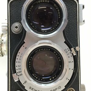 OLYMPUS FLEX / Zuiko F.C. 1:2.8 f=7.5cm 二眼レフカメラ ジャンク 中古【UW040527】の画像2