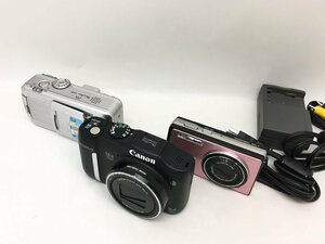 Canon PowerShot SX160 IS / PowerShot S50 / OLYMPUS μ-7000 コンパクト デジタルカメラ 3点 まとめ ジャンク 中古【UW040521】