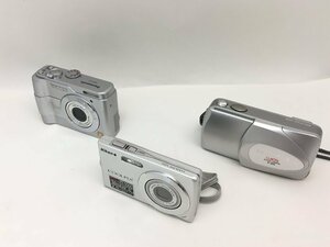 Nikon COOLPIX S200 / OLYMPUS CAMEDIA X-200 / Panasonic LUMIX コンパクト デジタルカメラ 3点 まとめ ジャンク 中古【UW040486】