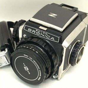 ZENZA BRONICA / NIKKOR-P・C 1:2.8 f=75mm 中判カメラ 付属品付き ジャンク 中古【UW040497】の画像1