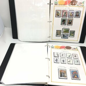 ◆世界美術切手アルバム 外国切手 絵画切手 海外切手 未使用 消印あり コレクション 2冊 まとめ 中古【UW040594】の画像7