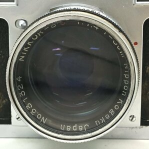 Nikon NIPPON KOGAKU TOKYO / NIKKOR-S・C 1:1.4 f=5cm レンジファインダー カメラ ジャンク 中古【UW040628】の画像2