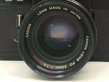 Canon F-1 / LENS FD 50mm 1:1.4 S.S.C. 一眼レフカメラ ジャンク 中古【UW040622】_画像2
