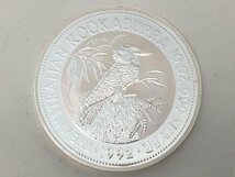 ◆ エリザベス II世 1992年 オーストラリア 10オンス 10ドル 銀貨 カワセミ ケース付き 中古【UW040683】_画像4