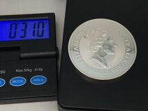 ◆ エリザベス II世 1992年 オーストラリア 10オンス 10ドル 銀貨 カワセミ ケース付き 中古【UW040683】_画像5