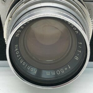 Konica III A / Hexanon 1:1.8 f=50mm レンジファインダー フィルム カメラ ジャンク 中古【UW040711】の画像2