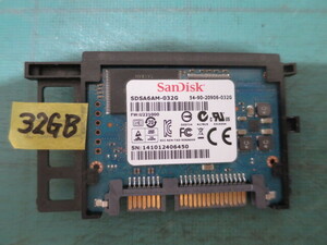 SanDisk　SSD ３２GB　マウンタ付属　エラー無し　　