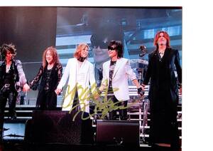 ★★X-JAPAN YOSHIKI★直筆サイン付き大型写真★COA証明書付き★割引キャンペーン