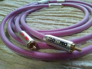 [ free shipping R-77]XLO HTP 5N OCC audio signal line RCA cable 1.5m pair 