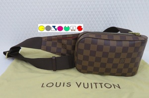 〔COLOURS〕 良品■ジェロニモス■ダミエ■Ｎ５１９９４■ボディバッグ／ウエストポーチ■新型金具■Louis Vuitton