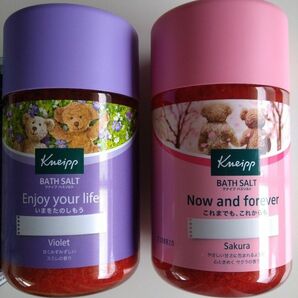 クナイプ バスソルト スミレの香り サクラの香り　850g 入浴剤 Kneipp