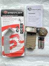 ★新品未使用！STREAMLIGHT Sidewinder サイドワインダー ホワイト/レッド/IR/ブルー LED タクティカルライト TAN_画像1