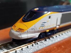  N gauge KATO 10-1295 eurostar euro Star 8 both basic set. 1 both eyes only 