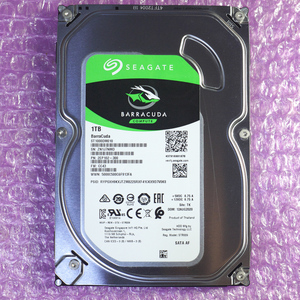 Seagate ST1000DM010 1TB 7200rpm 3.5インチ SATA HDD 薄型モデル ネコポス対応可能