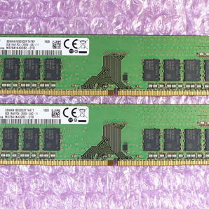 Samsung DDR4 メモリ DDR4-2666Mhz 8GB×2枚 16GBの画像1