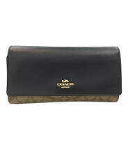 【1円スタート】 コーチ 三つ折り長財布 88024 シグネチャー レディース COACH_画像1